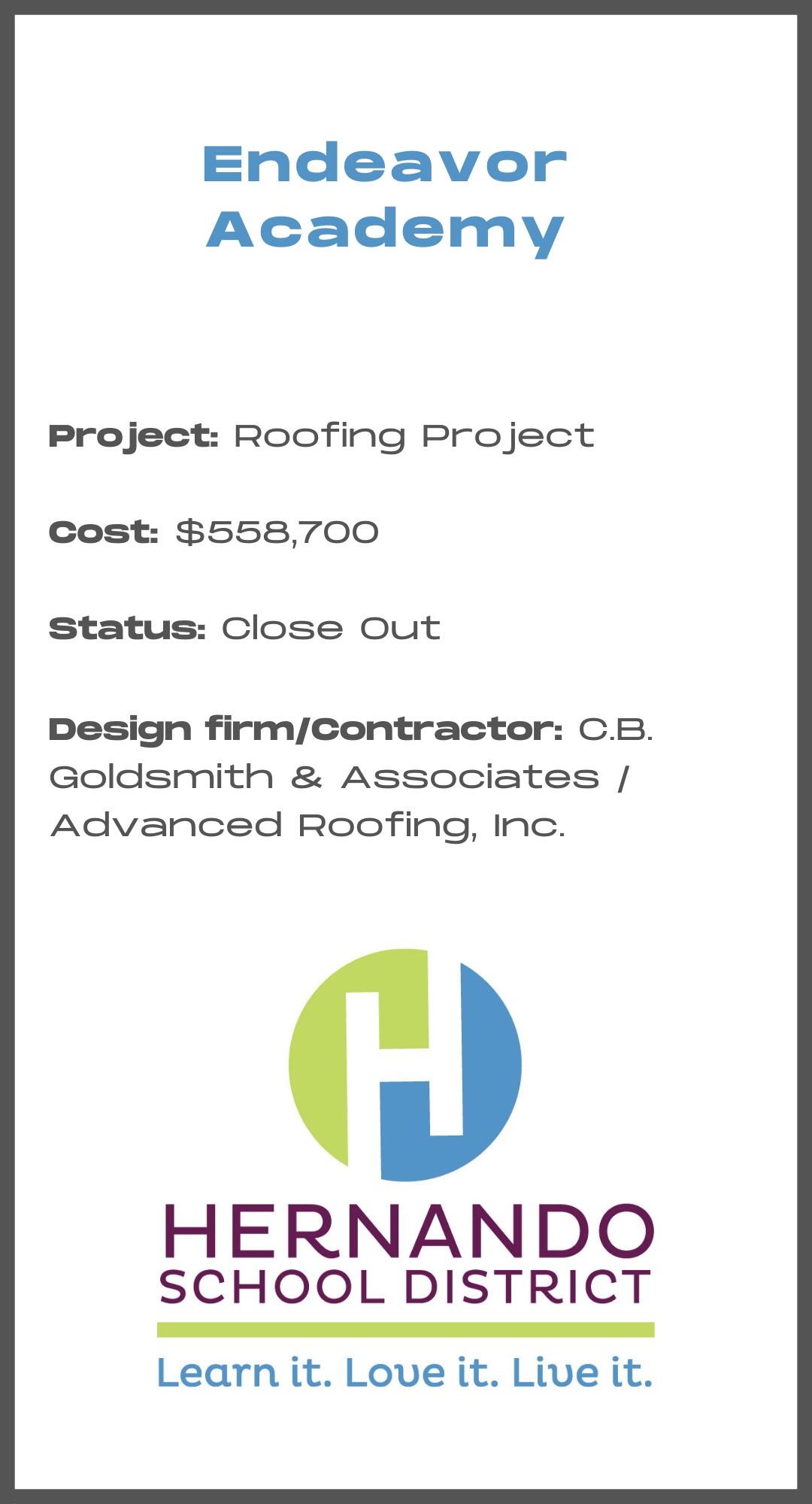 Endeavor Roofing Porject