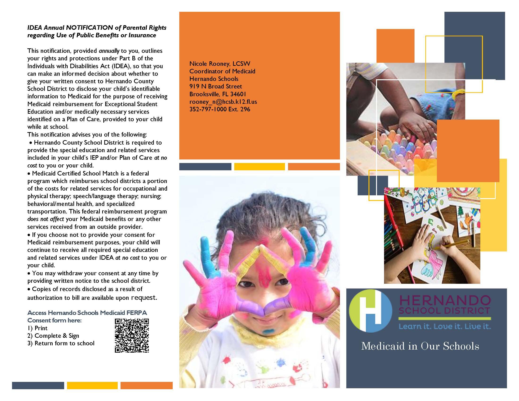 Medicaid in our schools brochure - Page 1