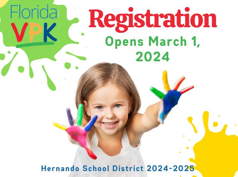 Florida VPK Registration opens March 1, 2024