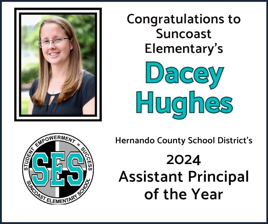 Congratulations to the 2024 AP of the Year - Dacey Hughes