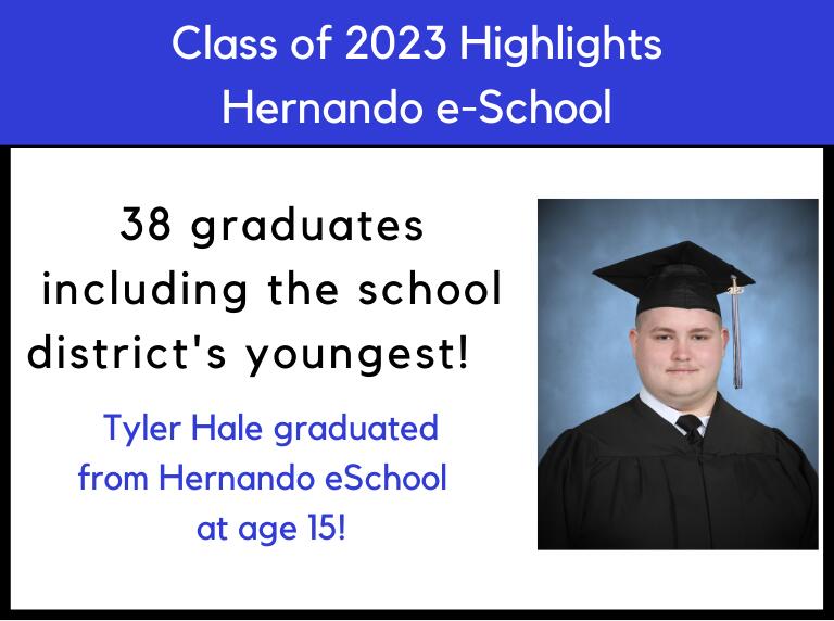 Hernando e-School 2023 Graduation Statistics