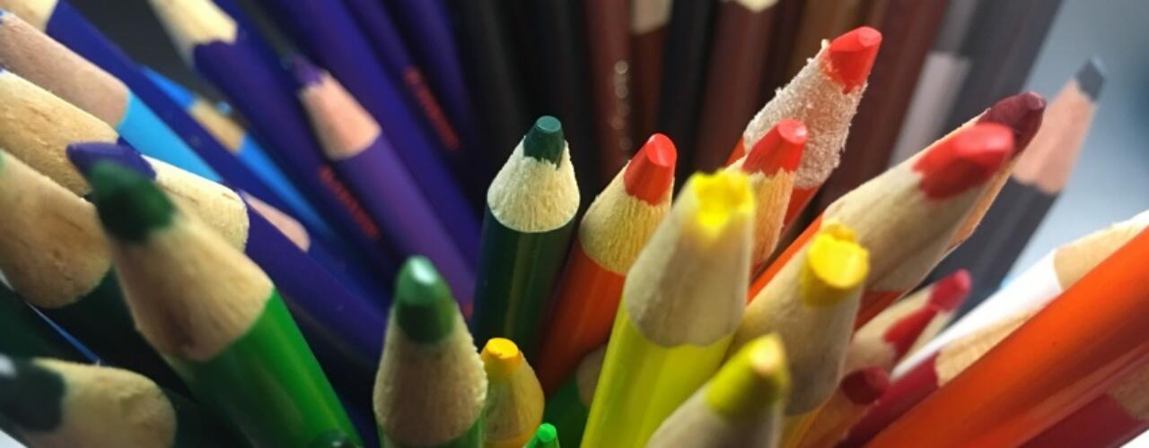 photo of color pencils by Myles B