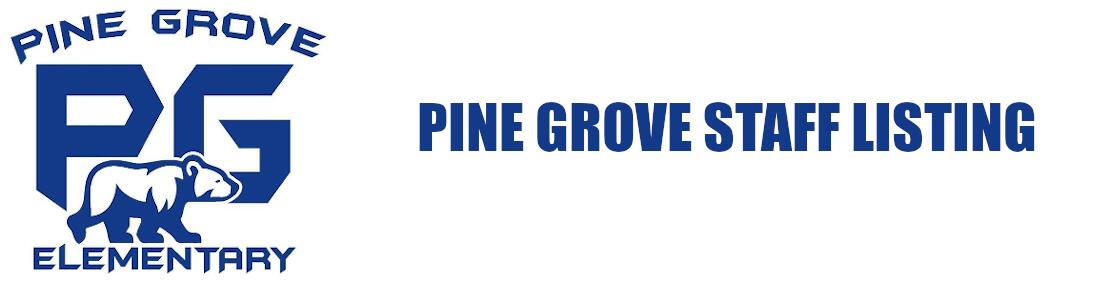 Pine Grove Staff Listing Header