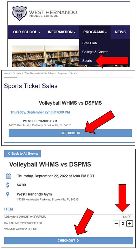 Online Sports Ticket Sales Visual Tutorial