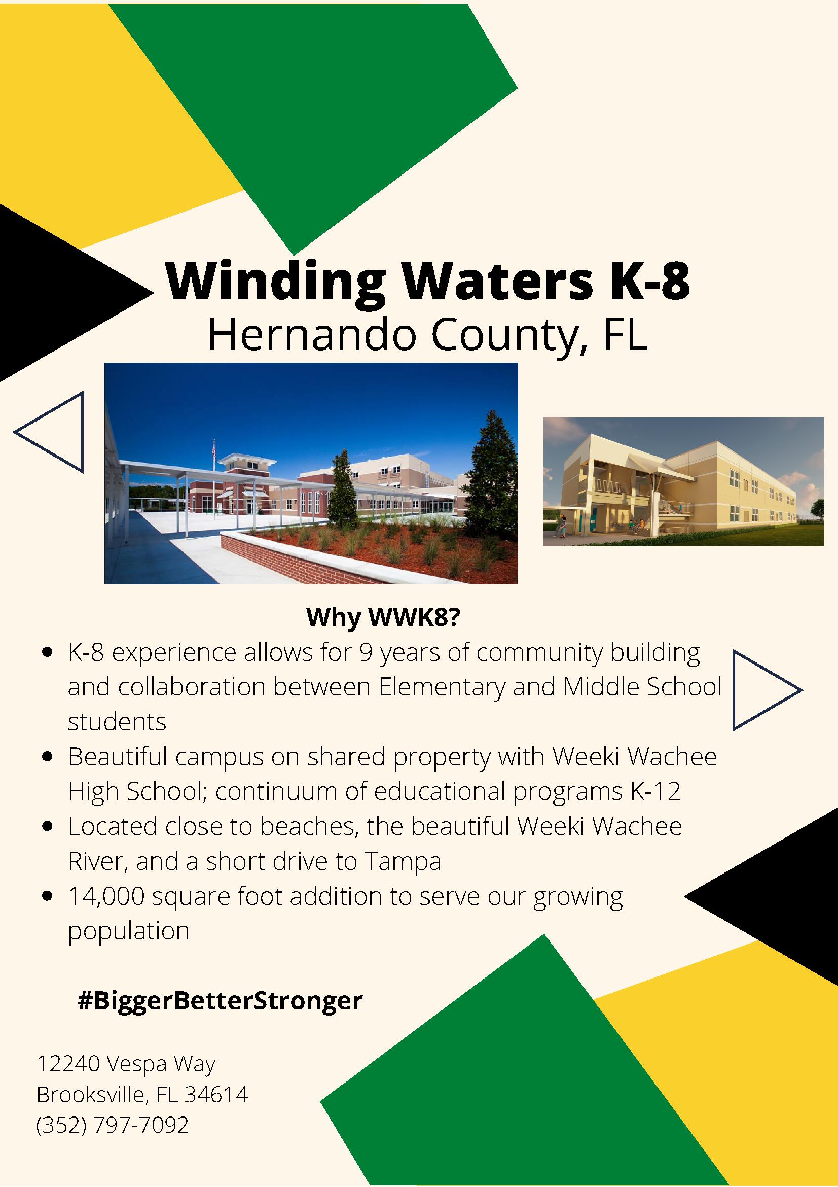 Information on the Winding Waters School