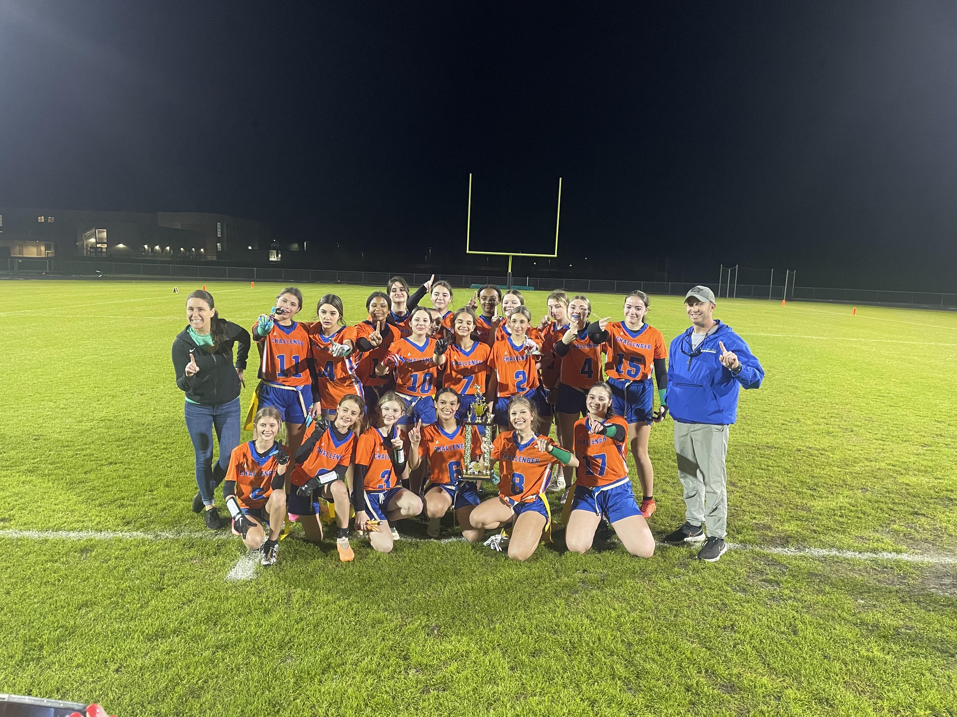 CK8 Crowned Inaugural MS Girls Flag Football County Champs